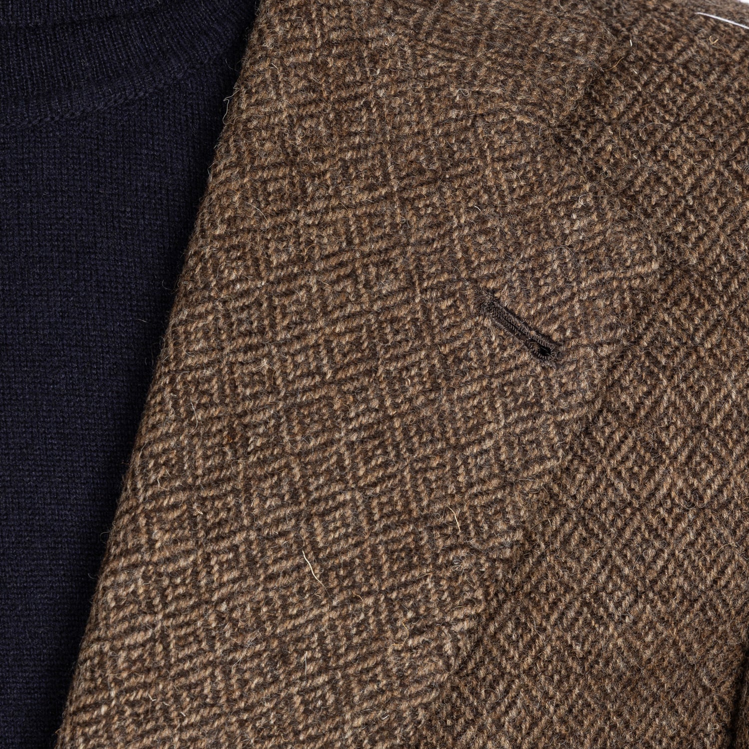 Limited Edition x Michael Jondral: Jacket "Diamond Pattern" made of pure Wool by Marling & Evans - purely handmade